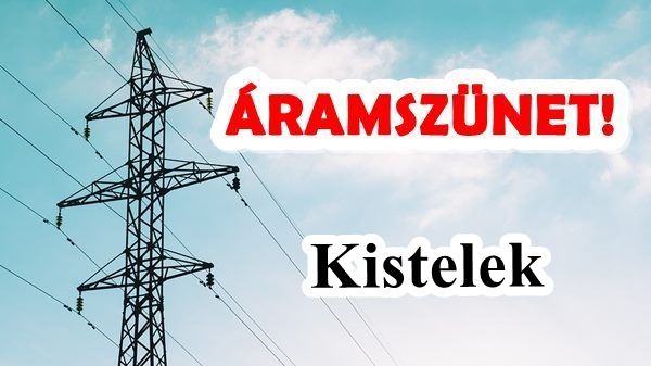 Áramszünettel indul a május Kisteleken