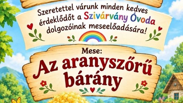 Újra színpadon a Szivárvány óvoda társulata