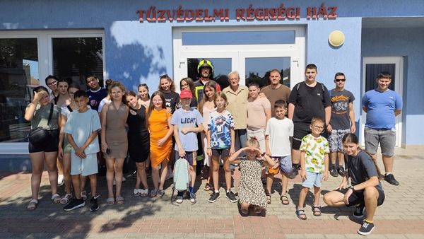 Tűzmegelőzési nyári tábort szerveztek a baksi önkéntes tűzoltók