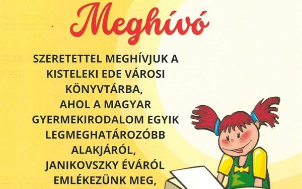 Janikovszky Évára emlékeznek a kisteleki könyvtárban